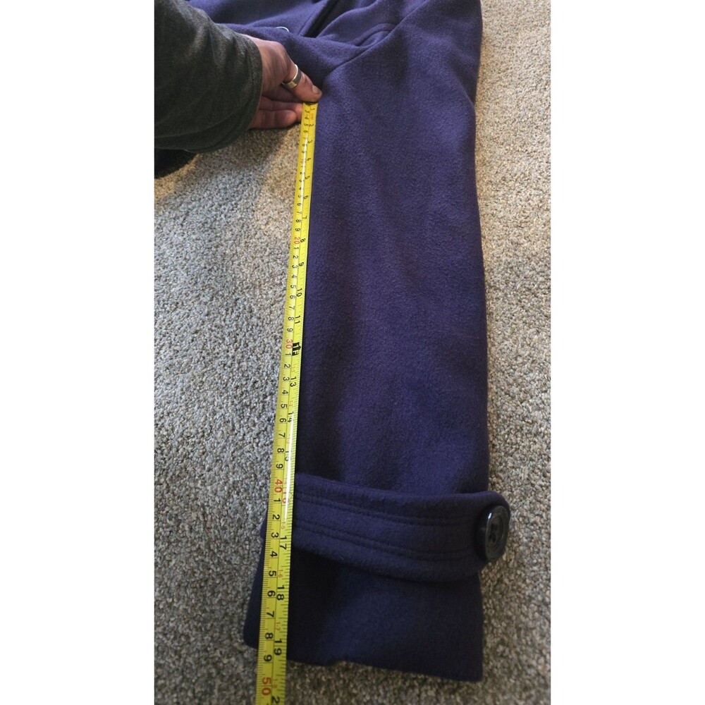 WOMAN'S LOVE CULTURE SIZE: LARGE PURPLE CASUAL PEA COAT*WORN 1X EXCELLENT COND* - Picture 12 of 12
